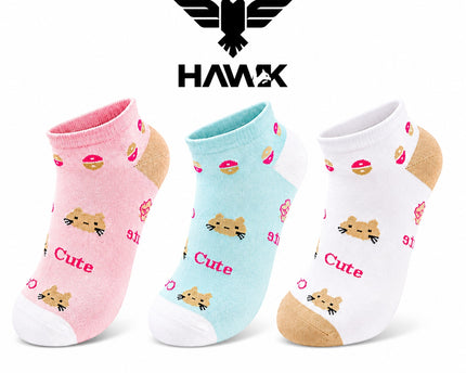 Women's Ankle Socks - Set of 3