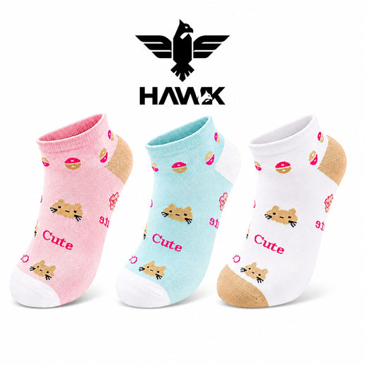 Women's Ankle Socks - Set of 3