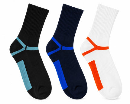 Men's Half Socks - Set of 3