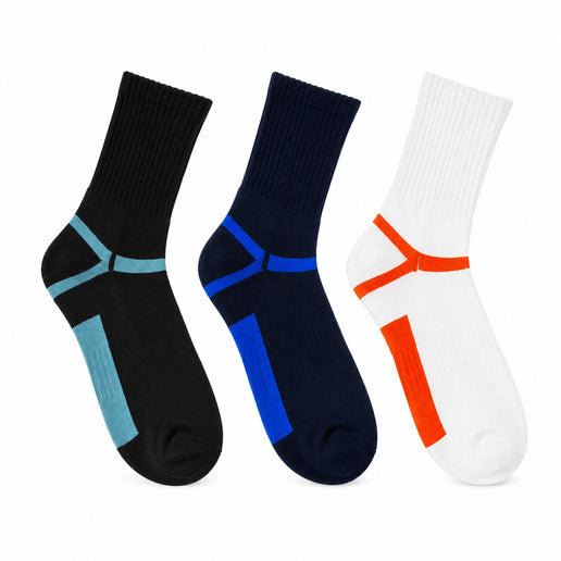 Men's Half Socks - Set of 3