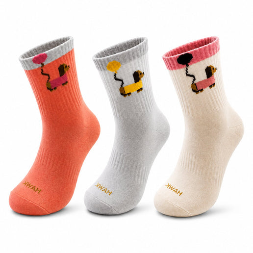 Women's Half Socks - Set of 3