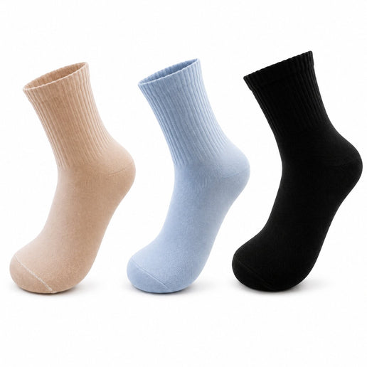 Women's Half Socks - Set of 3