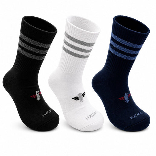 Men 3/2 Socks - Pack of 3