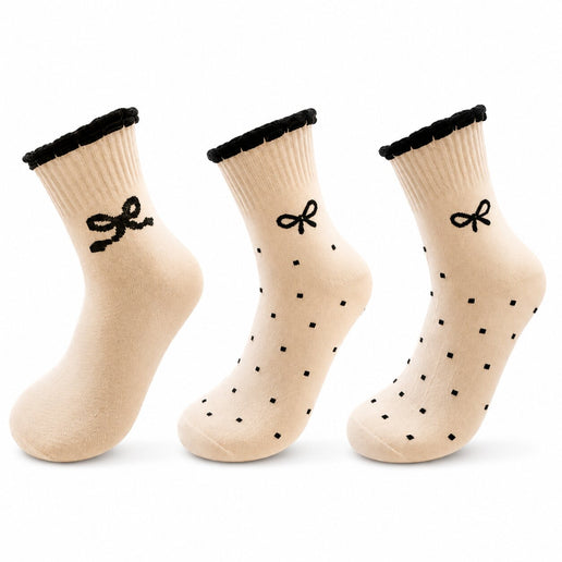 Women's Half Socks - Set of 3