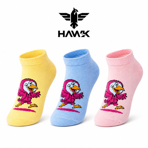 Girls Ankle Socks - Set of 3