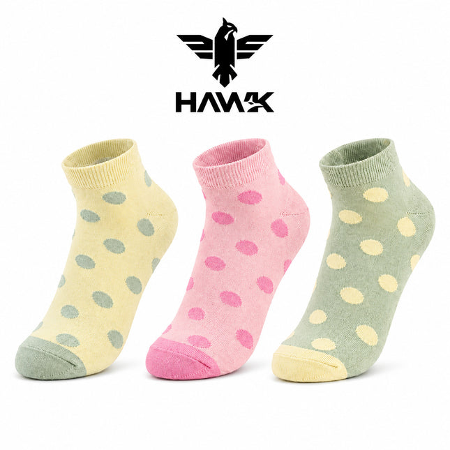 Girls Ankle Socks - Set of 3