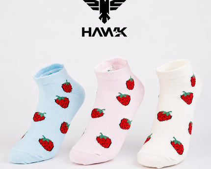 Women's Ankle Socks - Set of 3