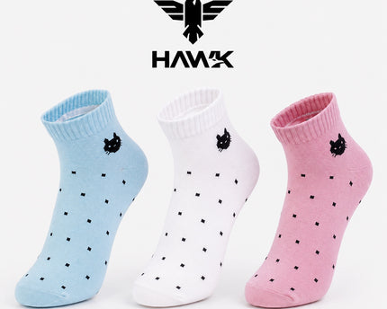 Women's Half Socks - Set of 3