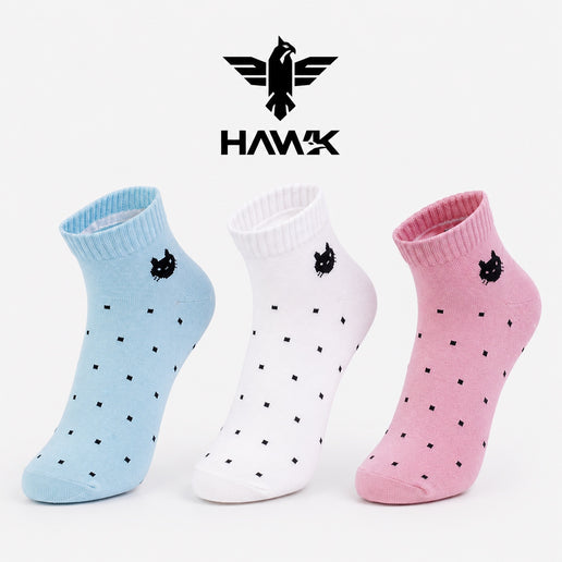 Women's Half Socks - Set of 3