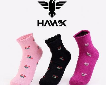 Women's Half Socks - Set of 3
