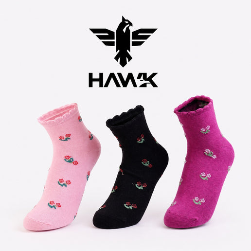 Women's Half Socks - Set of 3